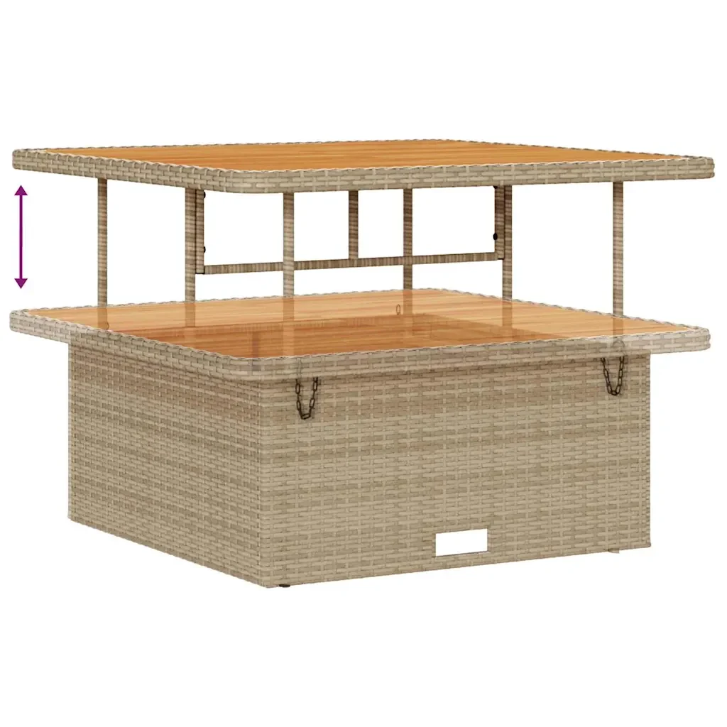 Set Divano da Giardino con cuscino 8 pcs Beige polyrattan 3362257 - Image 9