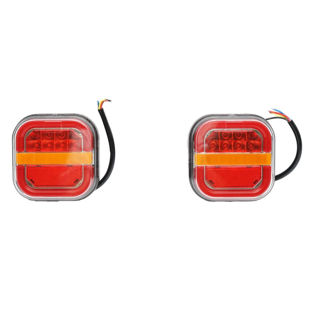 Set di lampi posteriori LED per rimorchio/camion, 12-24V, 97x95x34 mm, Breckner Germany - Image 2