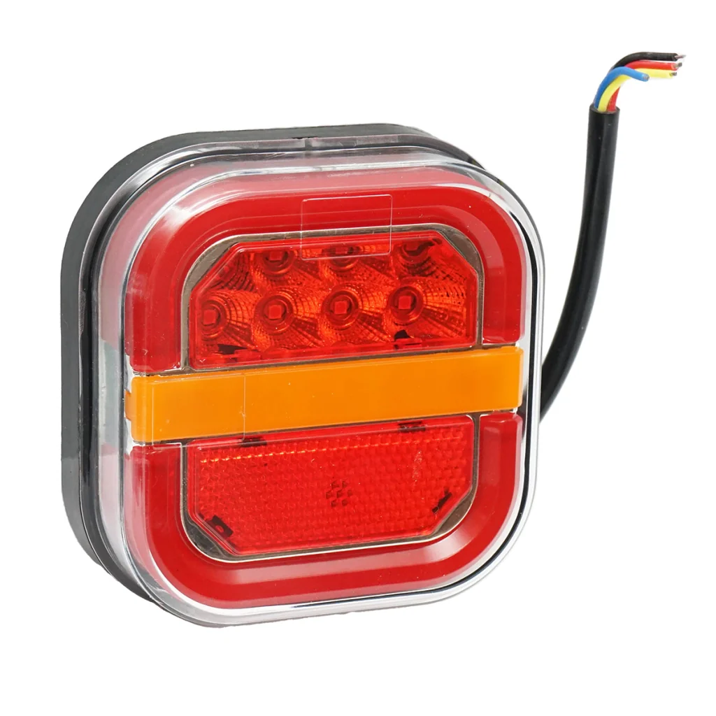 Set di lampi posteriori LED per rimorchio/camion, 12-24V, 97x95x34 mm, Breckner Germany - Image 3