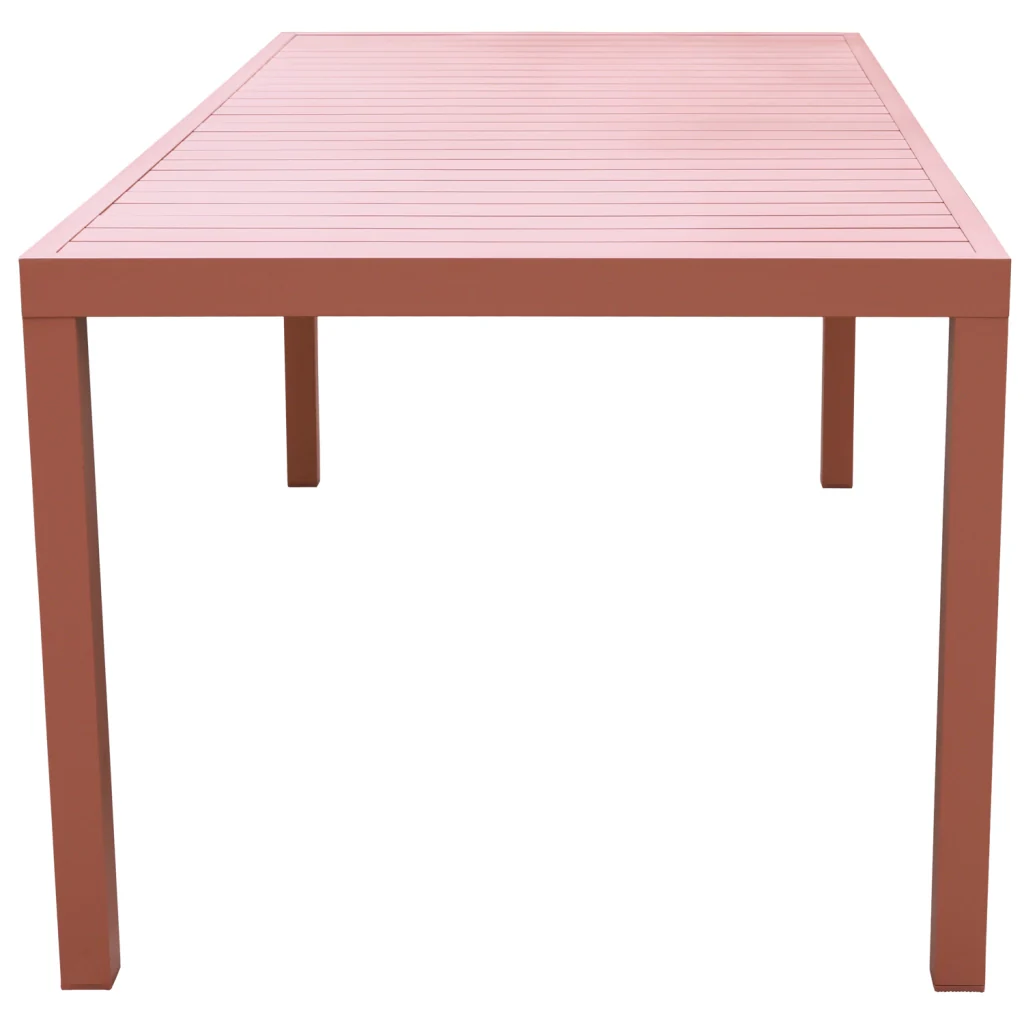 Set di mobili da giardino BARI in textilene terracotta 8 posti - alluminio terracotta - Image 10