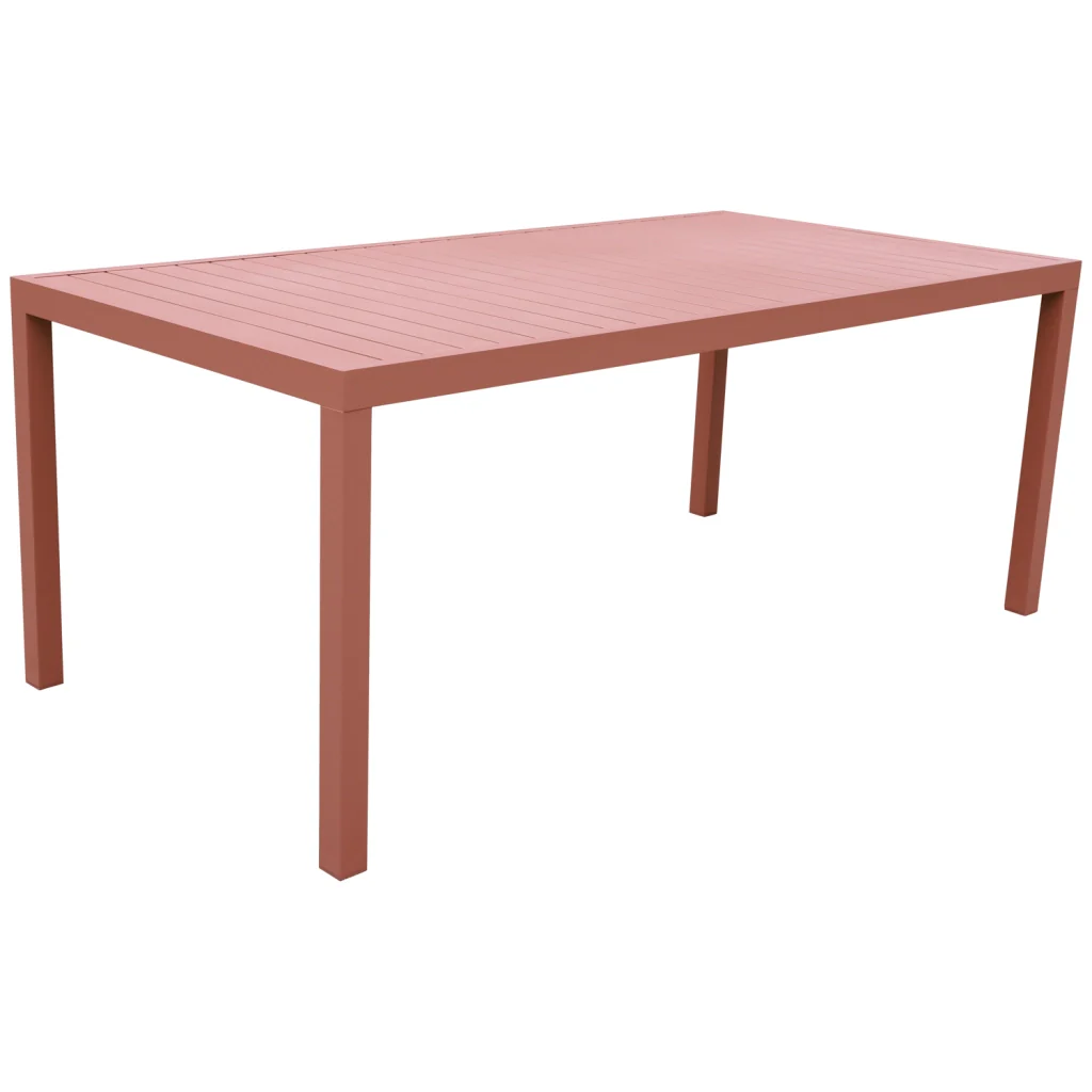 Set di mobili da giardino BARI in textilene terracotta 8 posti - alluminio terracotta - Image 3