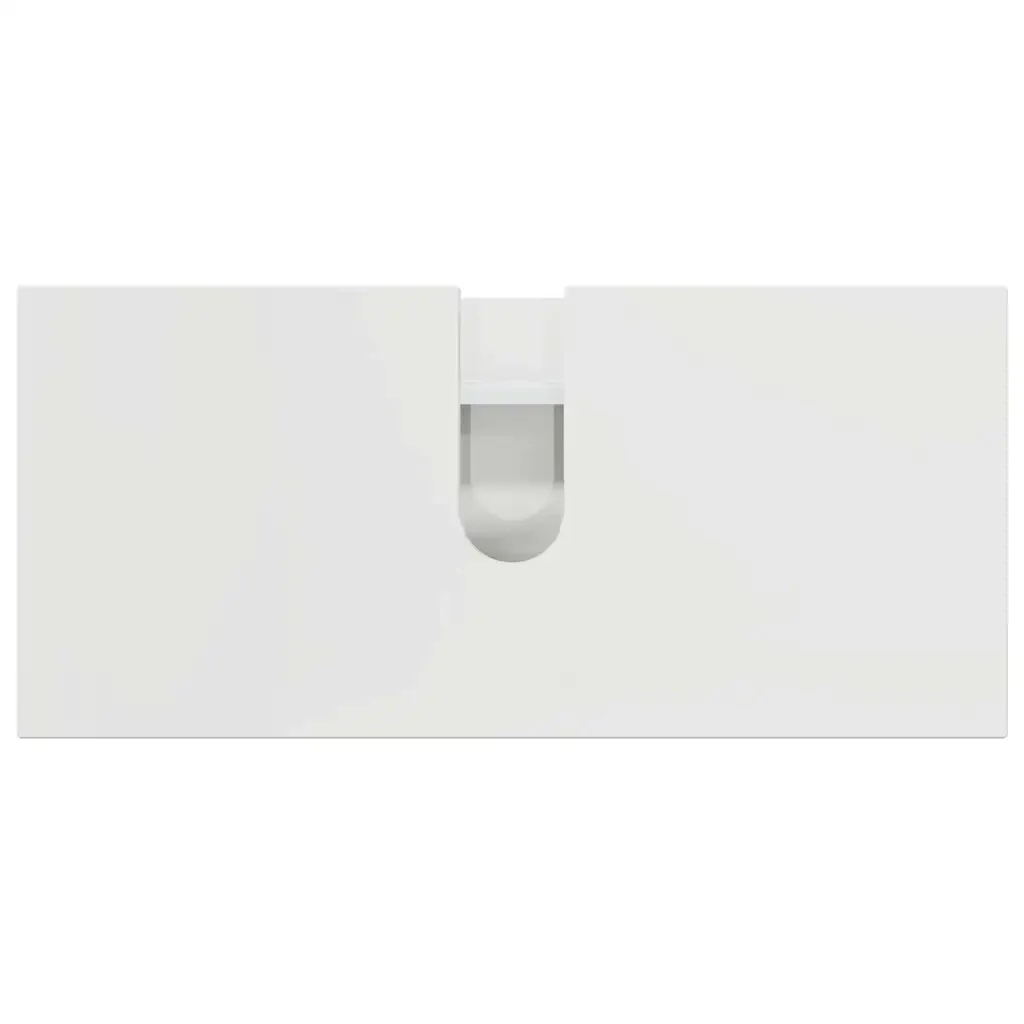 Set di mobili per il bagno con cassetto 5 pcs Bianco Lucido 3393077 - Image 10