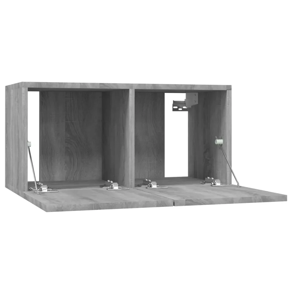 Set di Mobili Porta TV 5 pz Grigio Sonoma in Legno Multistrato - Image 6