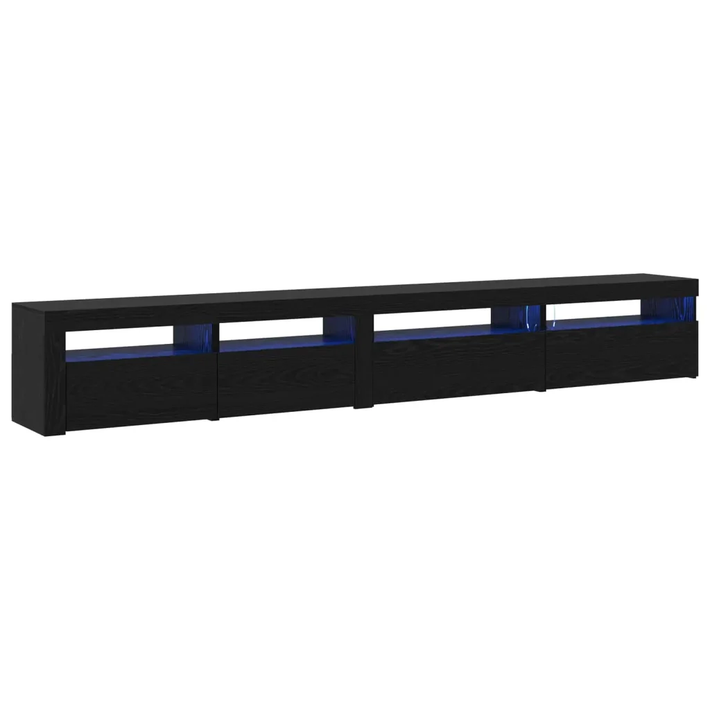 Set mobile TV 3 pcs Rovere Nero 270 x 35 x 40 cm 3332509 - Image 2