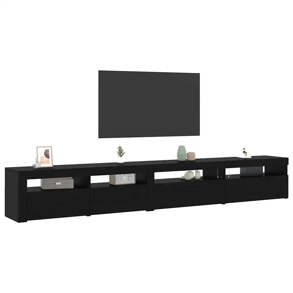 Set mobile TV 3 pcs Rovere Nero 270 x 35 x 40 cm 3332509 - Image 3