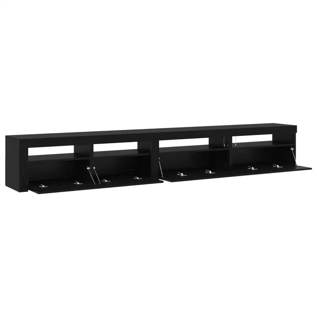 Set mobile TV 3 pcs Rovere Nero 270 x 35 x 40 cm 3332509 - Image 6