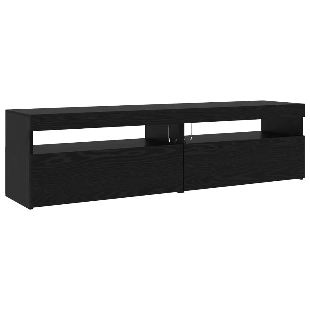 Set mobile TV 3 pcs Rovere Nero 270 x 35 x 40 cm 3332509 - Image 8