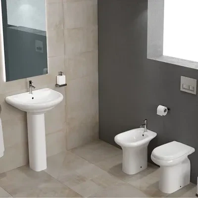 Set di sanitari completi di lavabo serie Orient con sedile incluso - Image 7