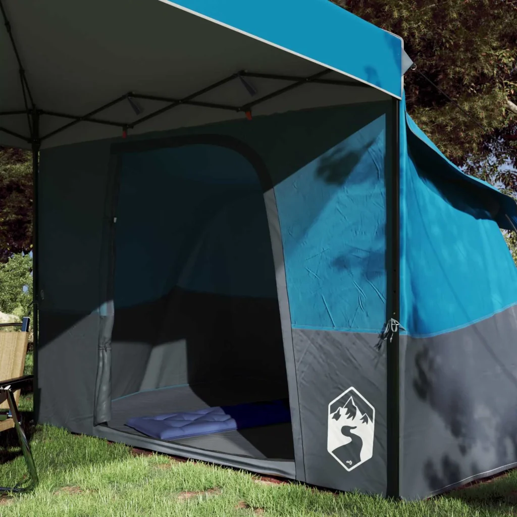 Set di Tende da Campeggio con tetto 2 pcs Blu Taffeta e Tessuto 3337169 - Image 3