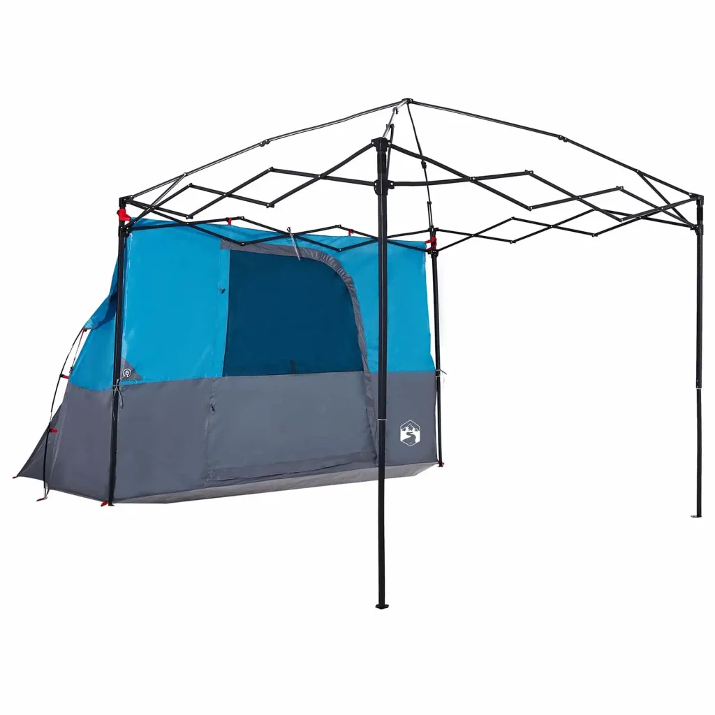 Set di Tende da Campeggio con tetto 2 pcs Blu Taffeta e Tessuto 3337169 - Image 5
