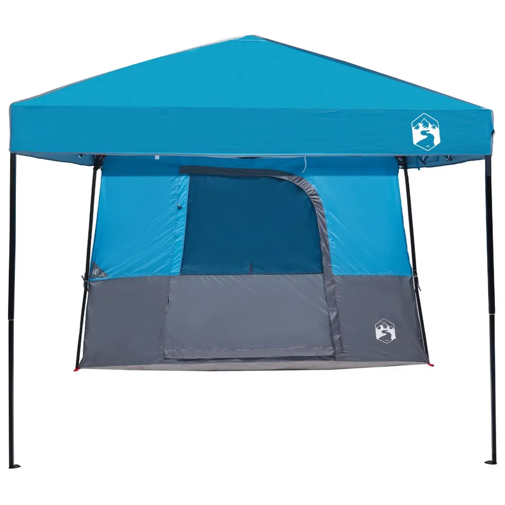Set di Tende da Campeggio con tetto 2 pcs Blu Taffeta e Tessuto 3337169 - Image 7