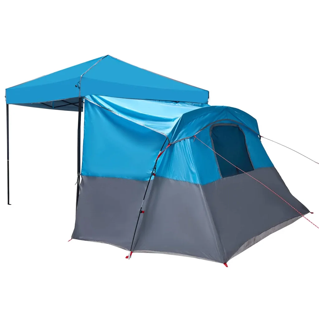 Set di Tende da Campeggio con tetto 2 pcs Blu Taffeta e Tessuto 3337169 - Image 9