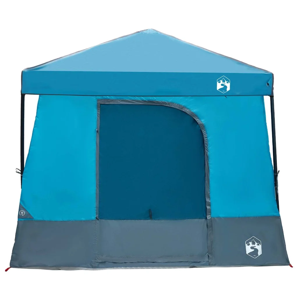 Set di Tende da Campeggio con tetto 2 pcs Blu Taffeta e Tessuto 3337171 - Image 7