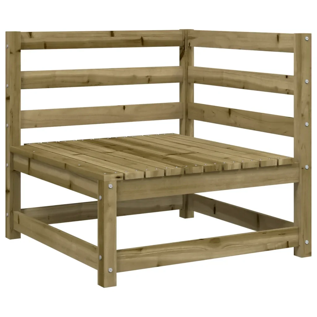Set Divani da Giardino 11 pz in Legno Impregnato di Pino 3299647 - Image 4