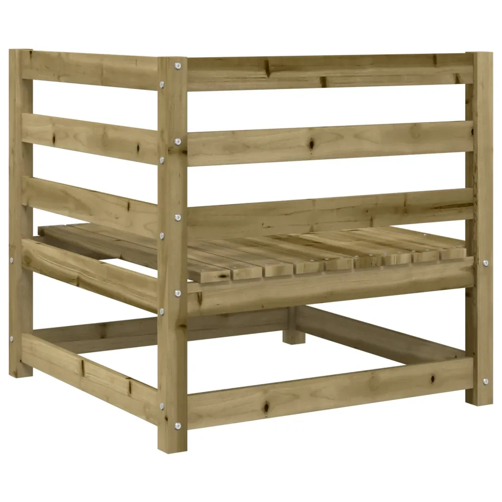 Set Divani da Giardino 11 pz in Legno Impregnato di Pino 3299647 - Image 7
