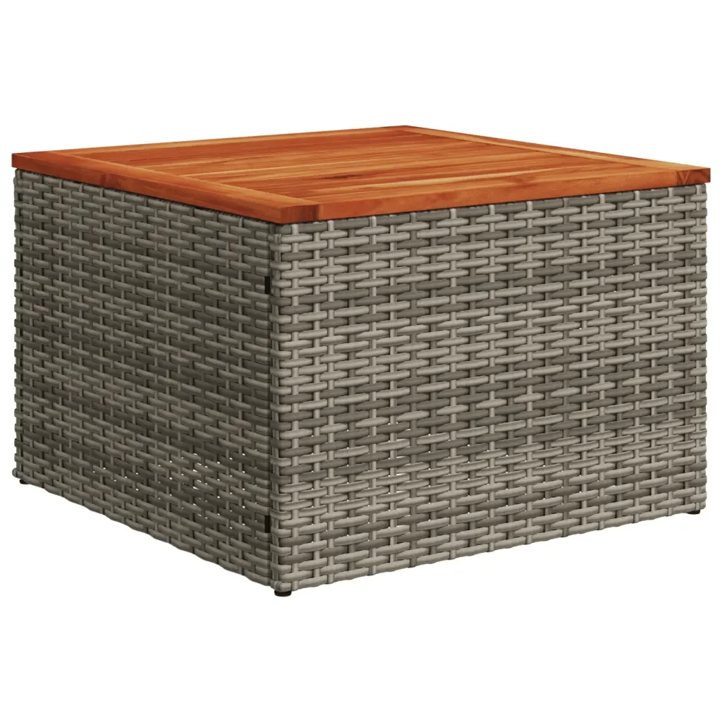 Set Divani da Giardino 12 pz con Cuscini Grigio in Polyrattan 3226508 - Image 5