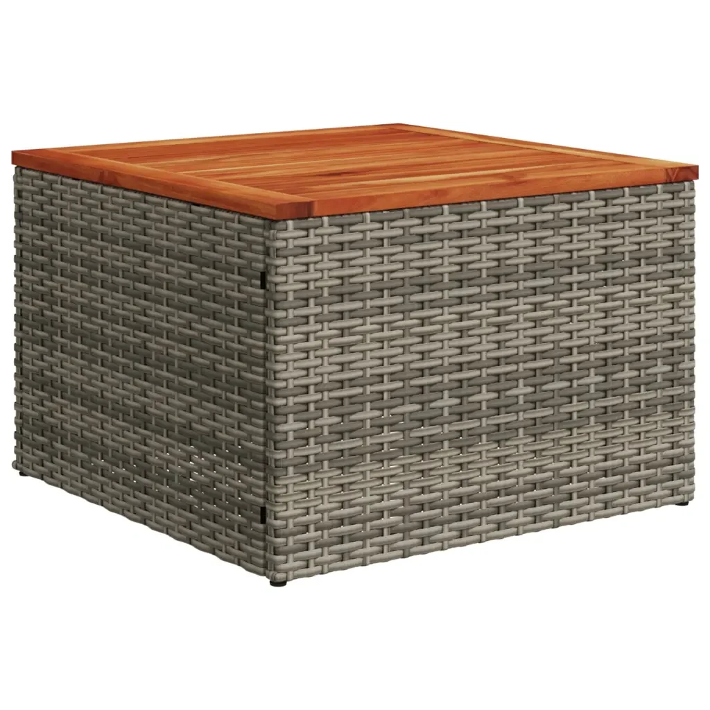 Set Divani da Giardino 13 pz con Cuscini Grigio in Polyrattan 3224835 - Image 6