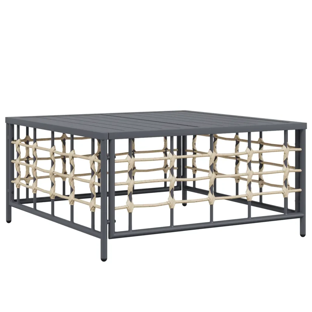 Set Divani da Giardino 5 pz con Cuscini Antracite in Polyrattan 3186728 - Image 7