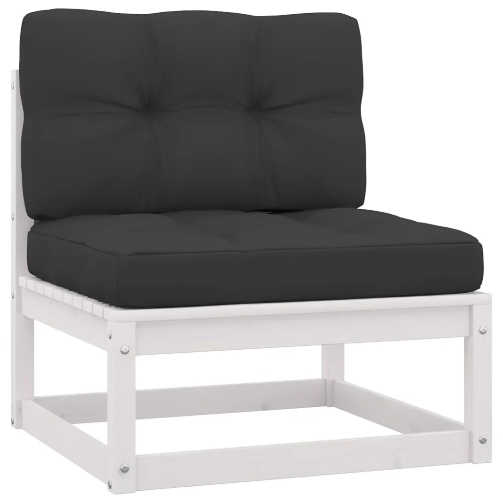 Set Divani da Giardino 8 pz con Cuscini Legno Massello di Pino 3076420 - Image 5