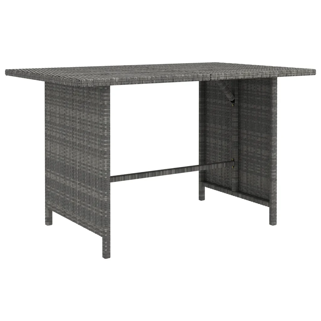 Set Divani da Giardino 9 pz con Cuscini in Polyrattan Grigio 3059772 - Image 3