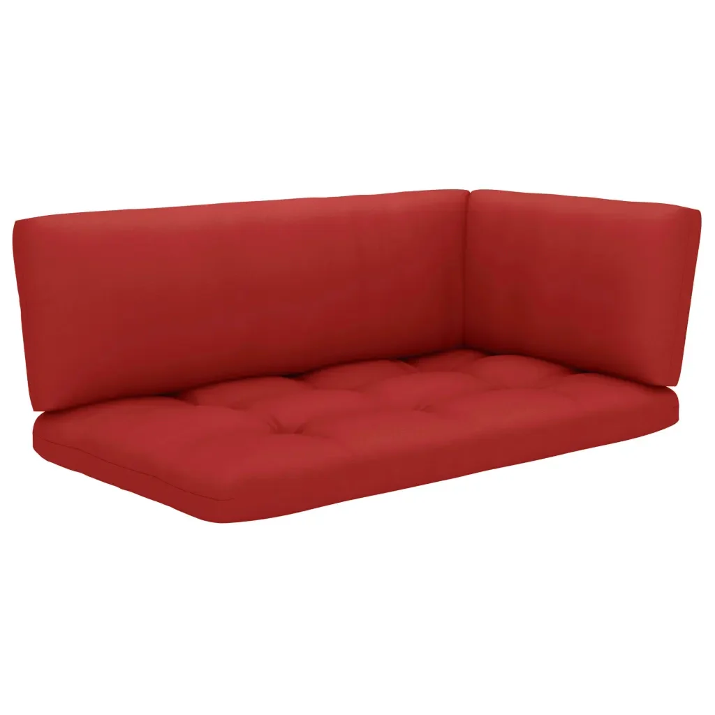 Set Divani in Pallet con Cuscini 4 pz in Pino Impregnato 3066751 - Image 4