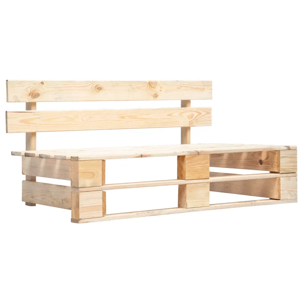 Set Divani in Pallet con Cuscini 4 pz in Pino Impregnato 3066752