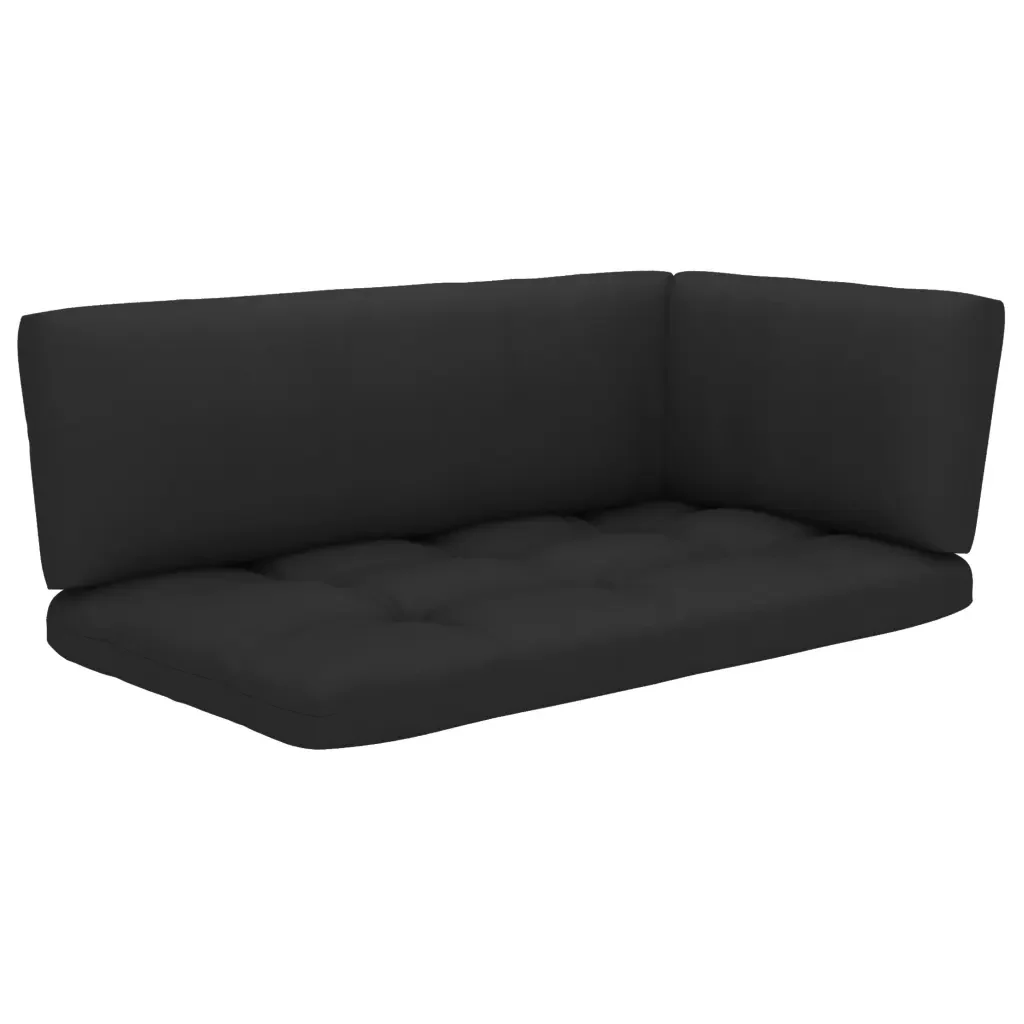 Set Divani in Pallet con Cuscini 4 pz in Pino Impregnato 3066752 - Image 4