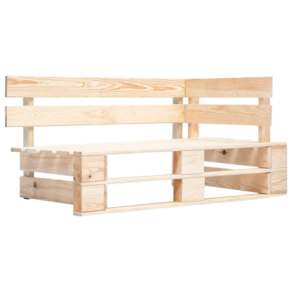 Set Divani in Pallet con Cuscini 4 pz in Pino Impregnato 3066755 - Image 2