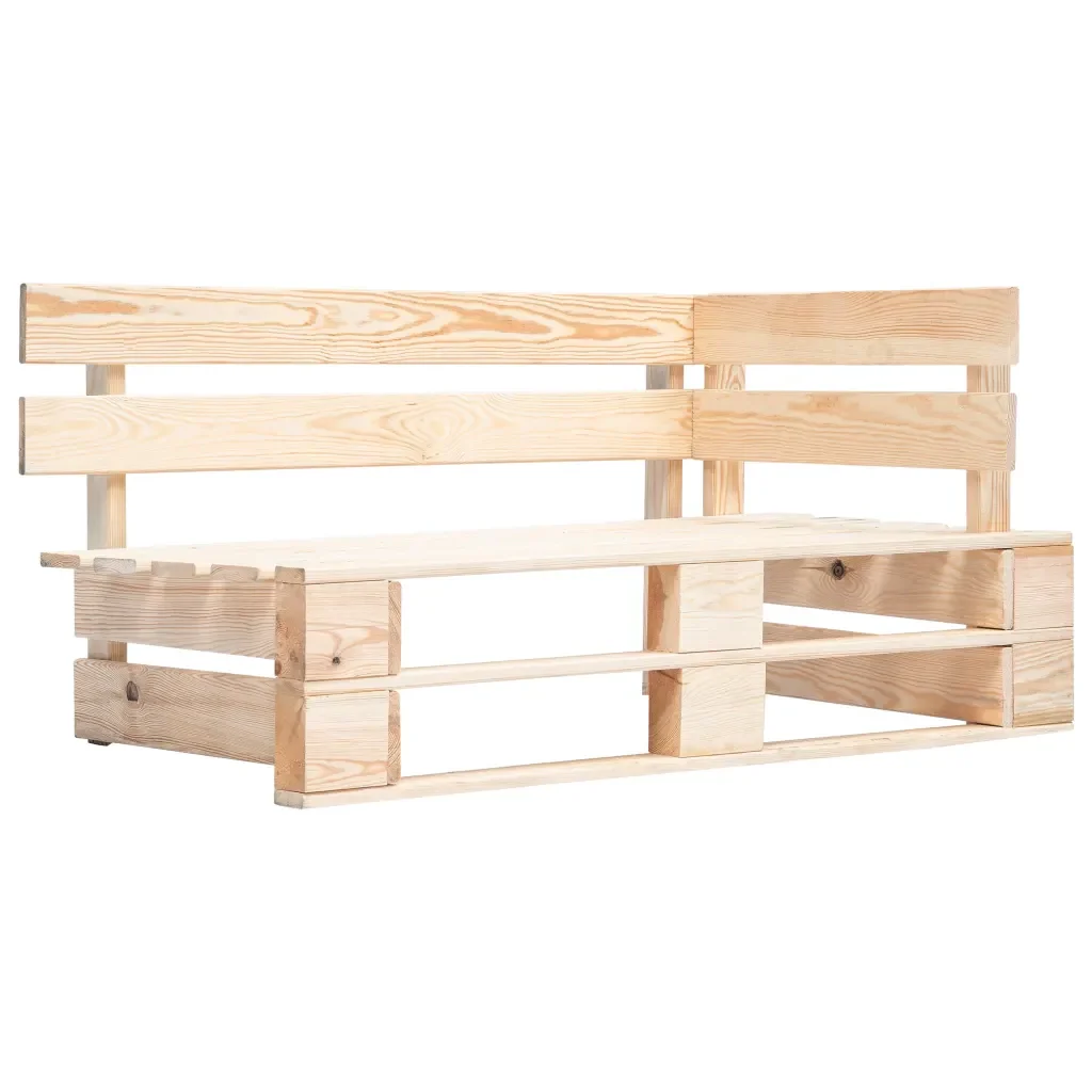 Set Divani in Pallet con Cuscini 4 pz in Pino Impregnato 3066758 - Image 2