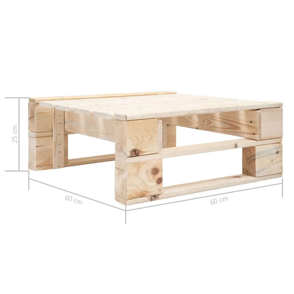 Set Divani in Pallet con Cuscini 4 pz in Pino Impregnato 3066758 - Image 8