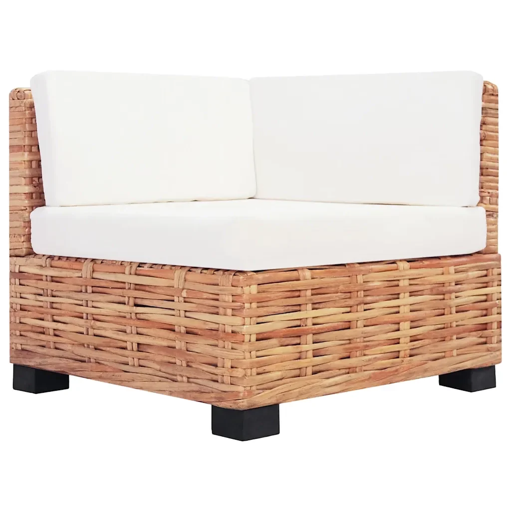 Set Divano 27 pz in Rattan Naturale 244623 - Image 5