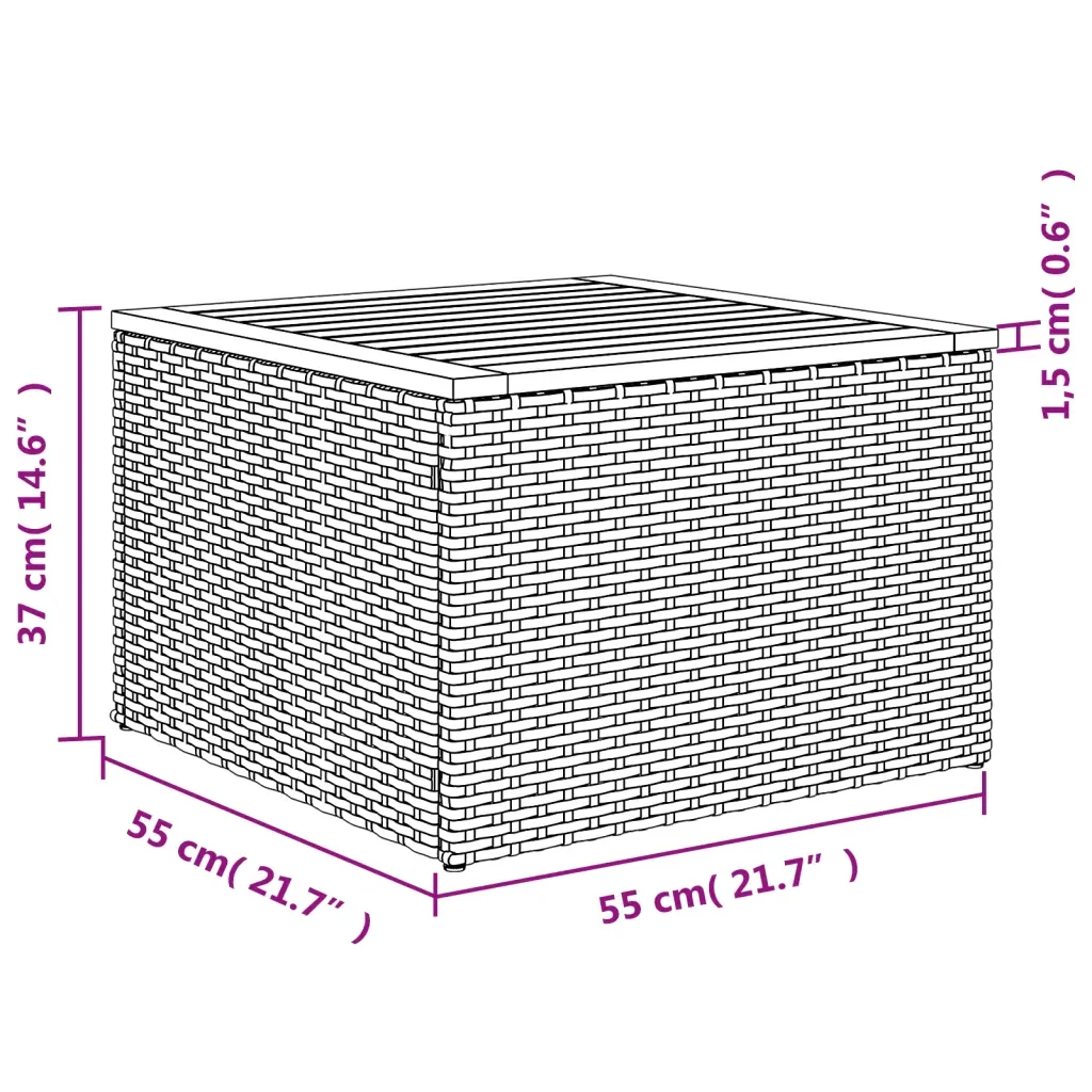 Set Divano da Giardino 10 pz con Cuscini Grigio in Polyrattan 3224611 - Image 10