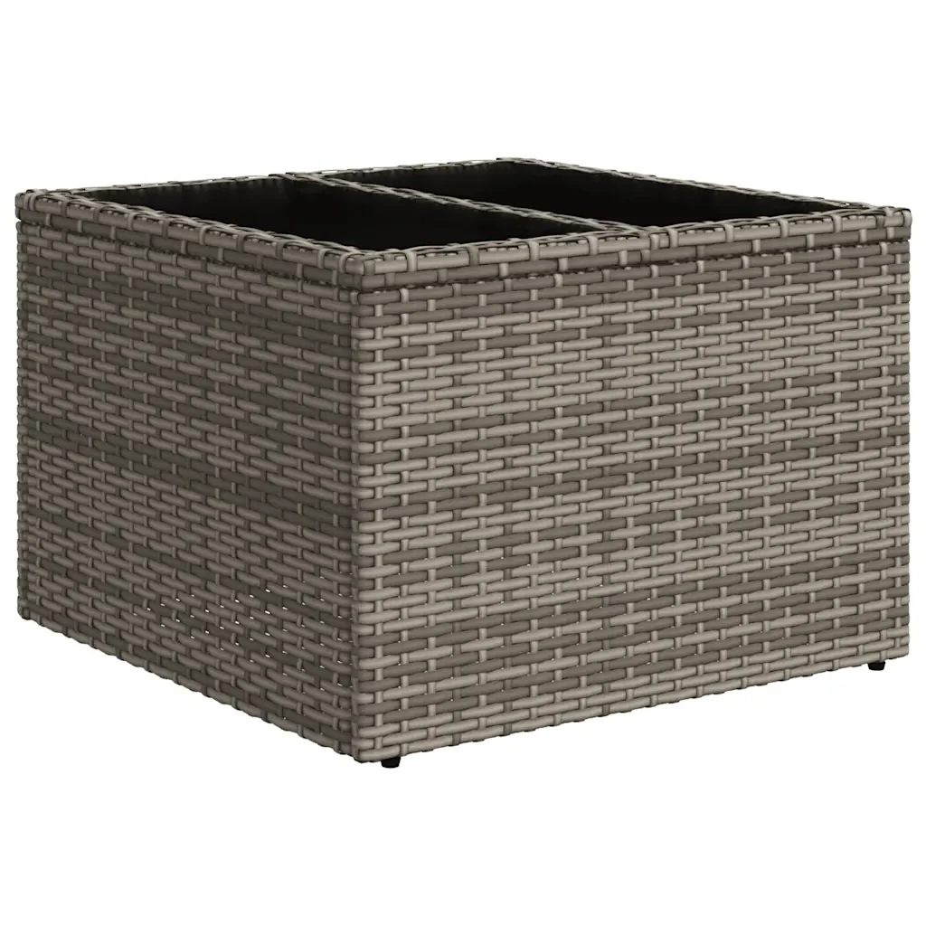 Set Divano da Giardino 6 pz con Cuscini Grigio in Polyrattan 3222539 - Image 5