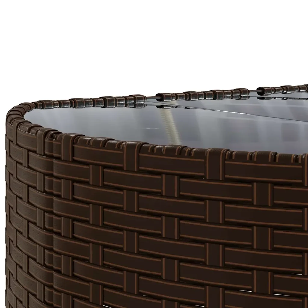 Set Divano da Giardino 6 pz con Cuscini Marrone in Polyrattan 3308421 - Image 9
