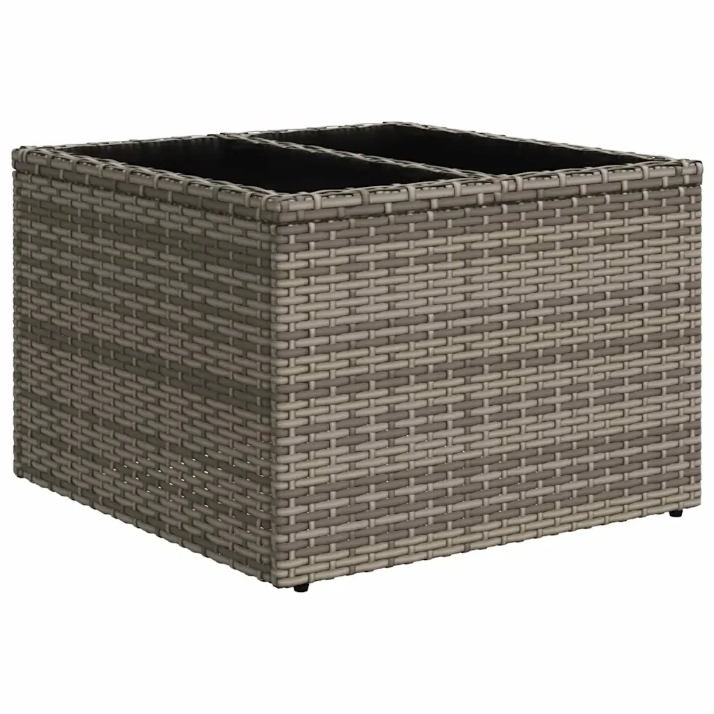 Set di divani con cuscino Grigio 55 x 55 x 37 cm polyrattan 3346639 - Image 7