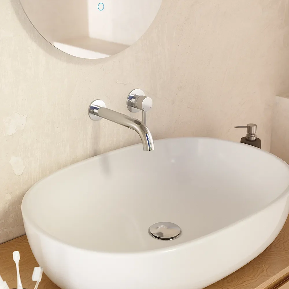 Set miscelatori: lavabo ad incasso bidet senza scarico e incasso doccia monocomando cromato | Bette - Image 2