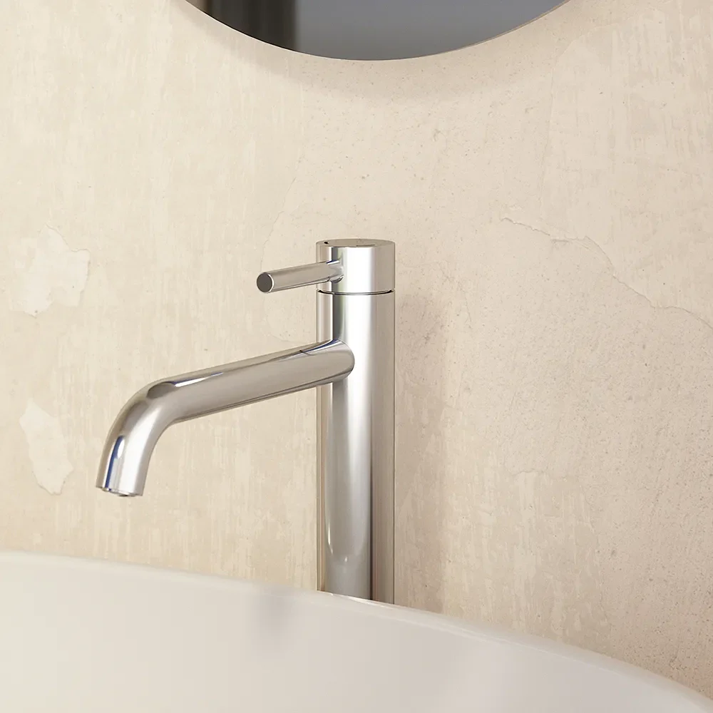 Set miscelatori: lavabo alto bidet senza scarico e incasso doccia monocomando cromato | Bette - Image 4