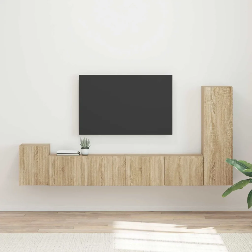 Set mobile TV 3 pcs Rovere Sonoma Legno multistrato 3409017