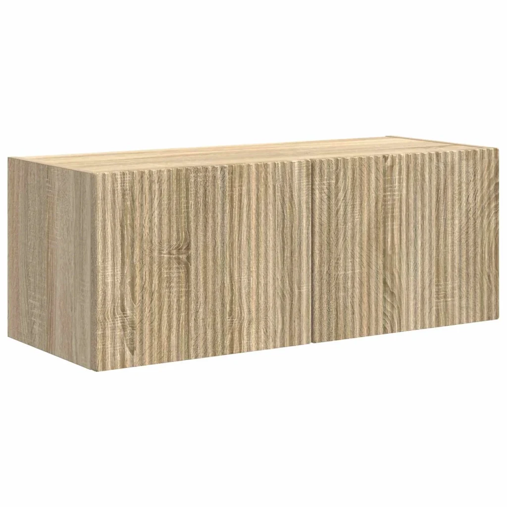 Set mobile TV 3 pcs Rovere Sonoma Legno multistrato 3409017 - Image 5