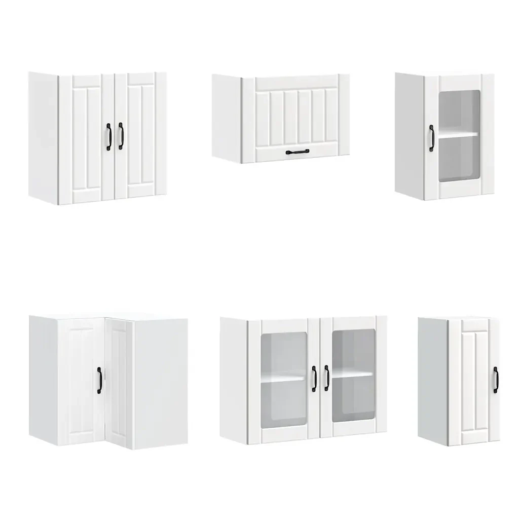 Set Mobili da Cucina 11 pz Lucca Bianchi Legno Multistrato 3314891 - Image 5