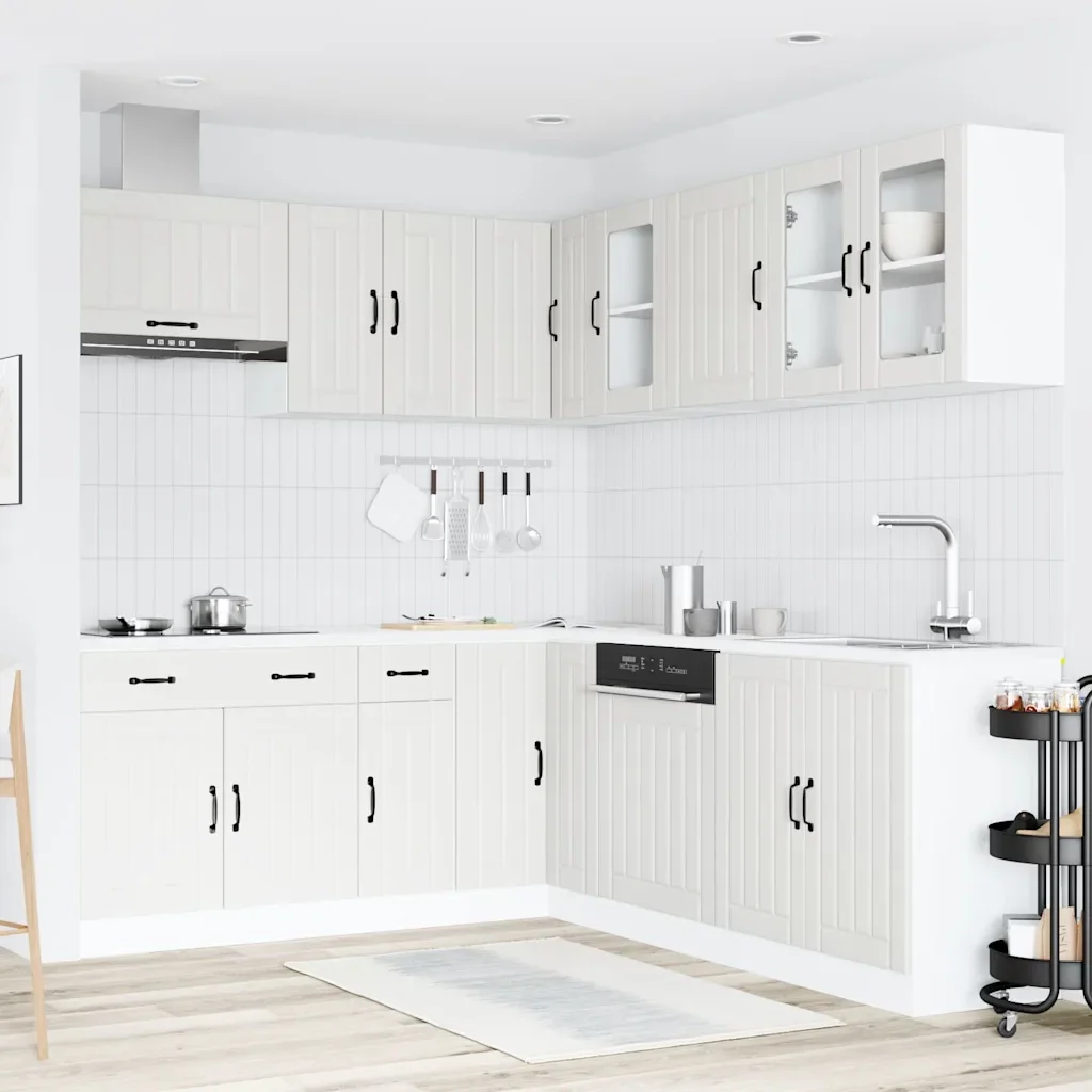 Set Mobili da Cucina 11 pz Lucca Bianchi Legno Multistrato 3314921 - Image 3
