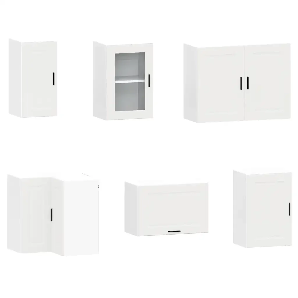 Set Mobili da Cucina 11 pz Porto Bianchi Legno Multistrato - Image 5