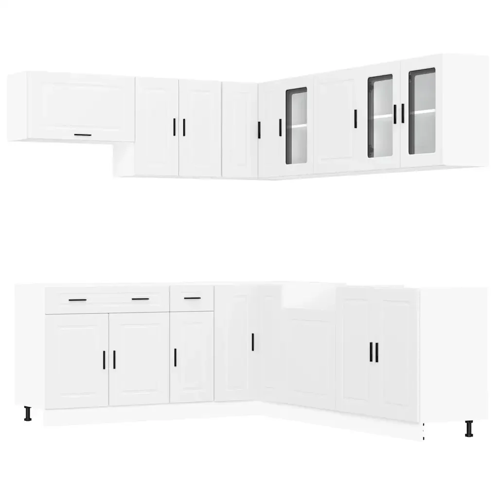 Set Mobili da Cucina 11 pz Porto Bianchi Legno Multistrato 3314931 - Image 2