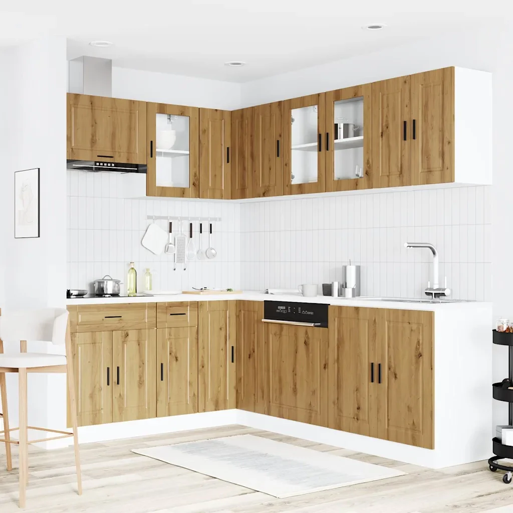 Set Mobili da Cucina 11 pz Porto Rovere Artigianale Truciolato 3314910 - Image 3