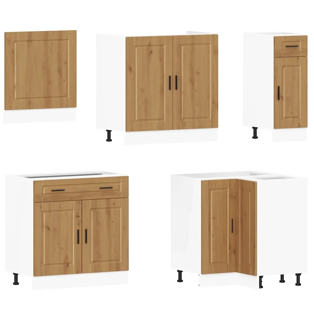 Set Mobili da Cucina 11 pz Porto Rovere Artigianale Truciolato - Image 4