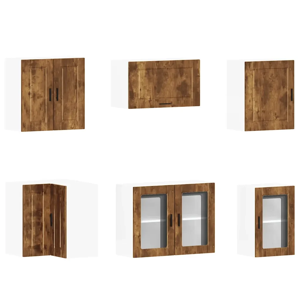 Set Mobili da Cucina 11 pz Porto Rovere Fumo in Truciolato 3314936 - Image 5
