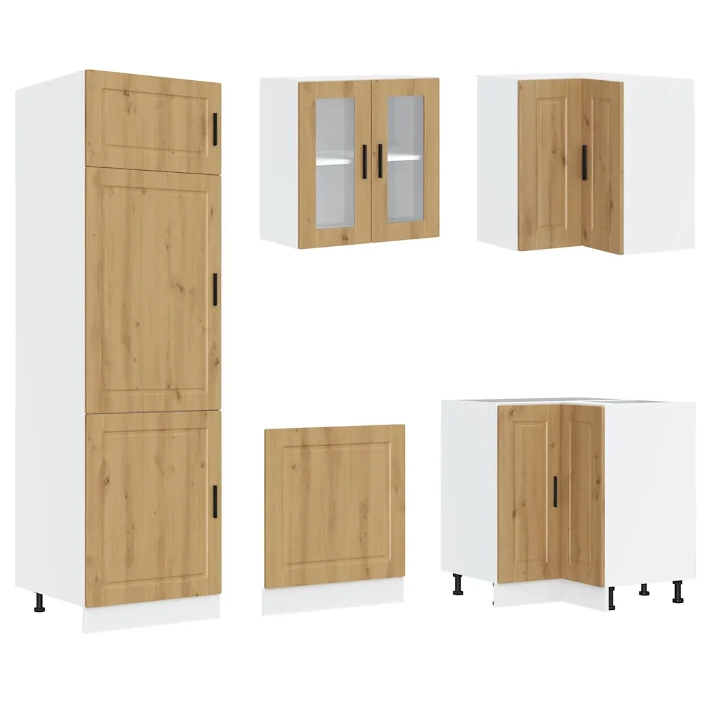 Set Mobili da Cucina 14 pz Porto Rovere Artigianale Truciolato - Image 5