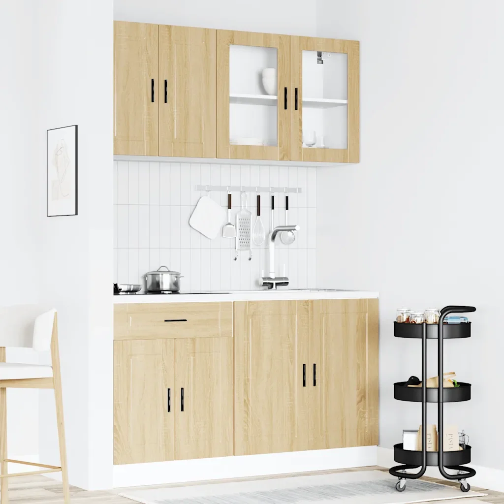 Set Mobili da Cucina 4 pz Porto Rovere Sonoma in Truciolato 3314874 - Image 3