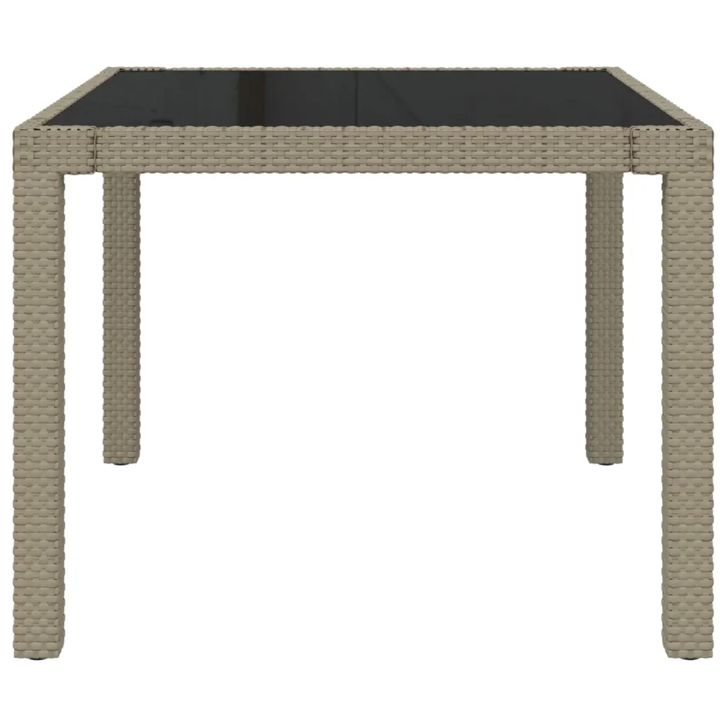 Set Mobili da Giardino 3 pz con Cuscini in Polyrattan Beige 3094901 - Image 9