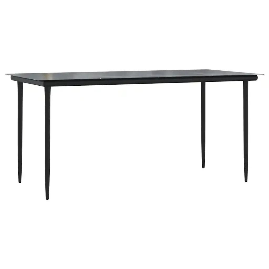 Set Pranzo da Giardino 7pz con Cuscini Marrone Polyrattan Vetro 3334461 - Image 7